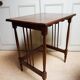 Table d'appoint vintage empilable ou imbriquable, 5 en 1 pour servir, café, vin.
