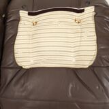 Fauteuil et ottoman Marsala en cuir marron par Michel Ducaroy pour  Ligne Roset