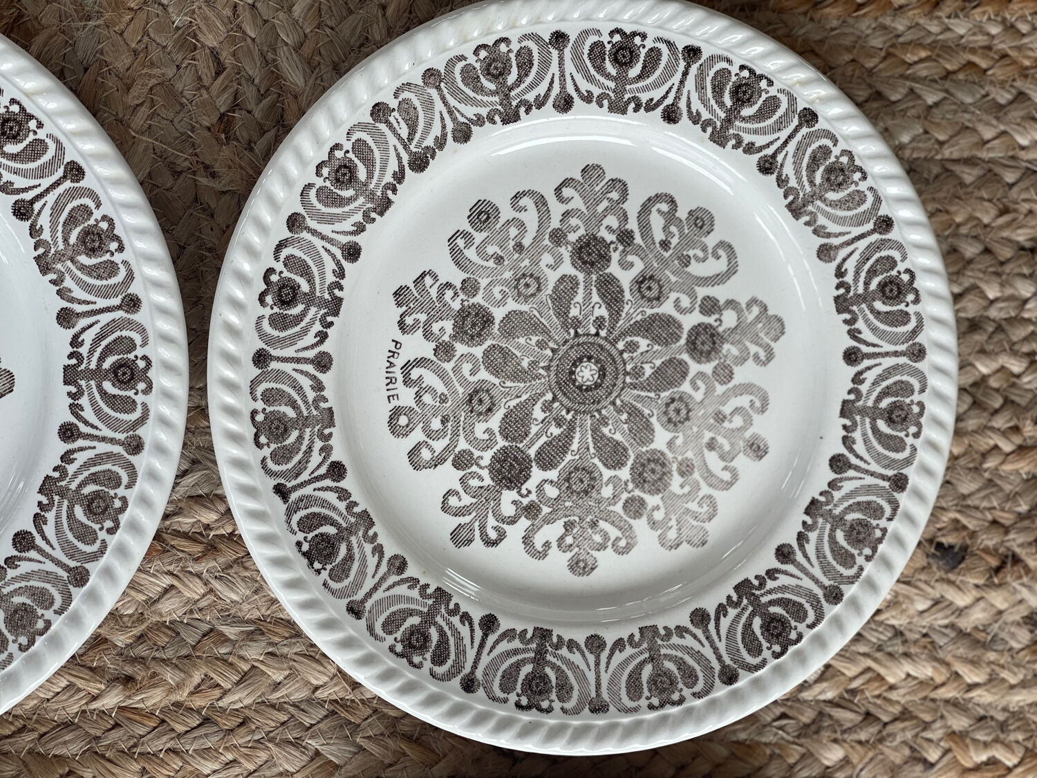Set of 4 flat plates