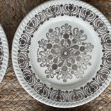 Set of 4 flat plates