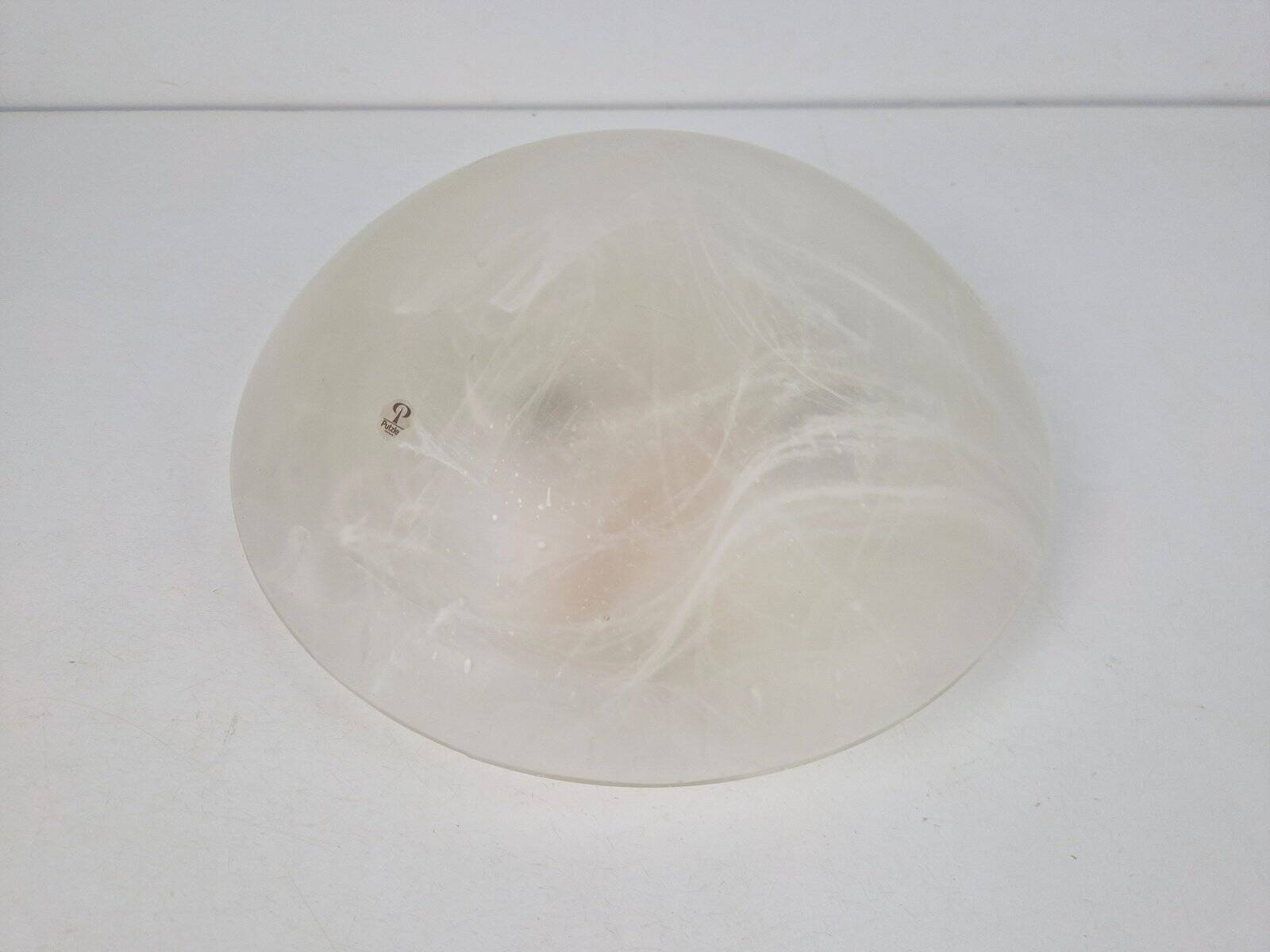 Vintage Ceiling Lamp in Frosted Glass from Peill & Putzler, 1960s