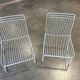 Handcrafted wrought iron chairs