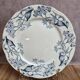 Set of 2 Longchamp ironstone plates model Lila Art Nouveau 22 cm