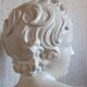 Head of a young man, plaster bust