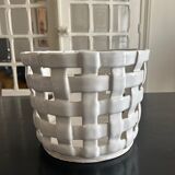 woven ceramic flowerpot