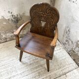 Pair of Savoyard armchairs