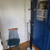 Vintage black and gold coat rack