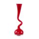 Red vase, Swing Vase, Danish design, manufactured by Normann Copenhagen