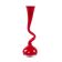 Red vase, Swing Vase, Danish design, manufactured by Normann Copenhagen