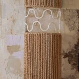 Honoré metal and rope wall light