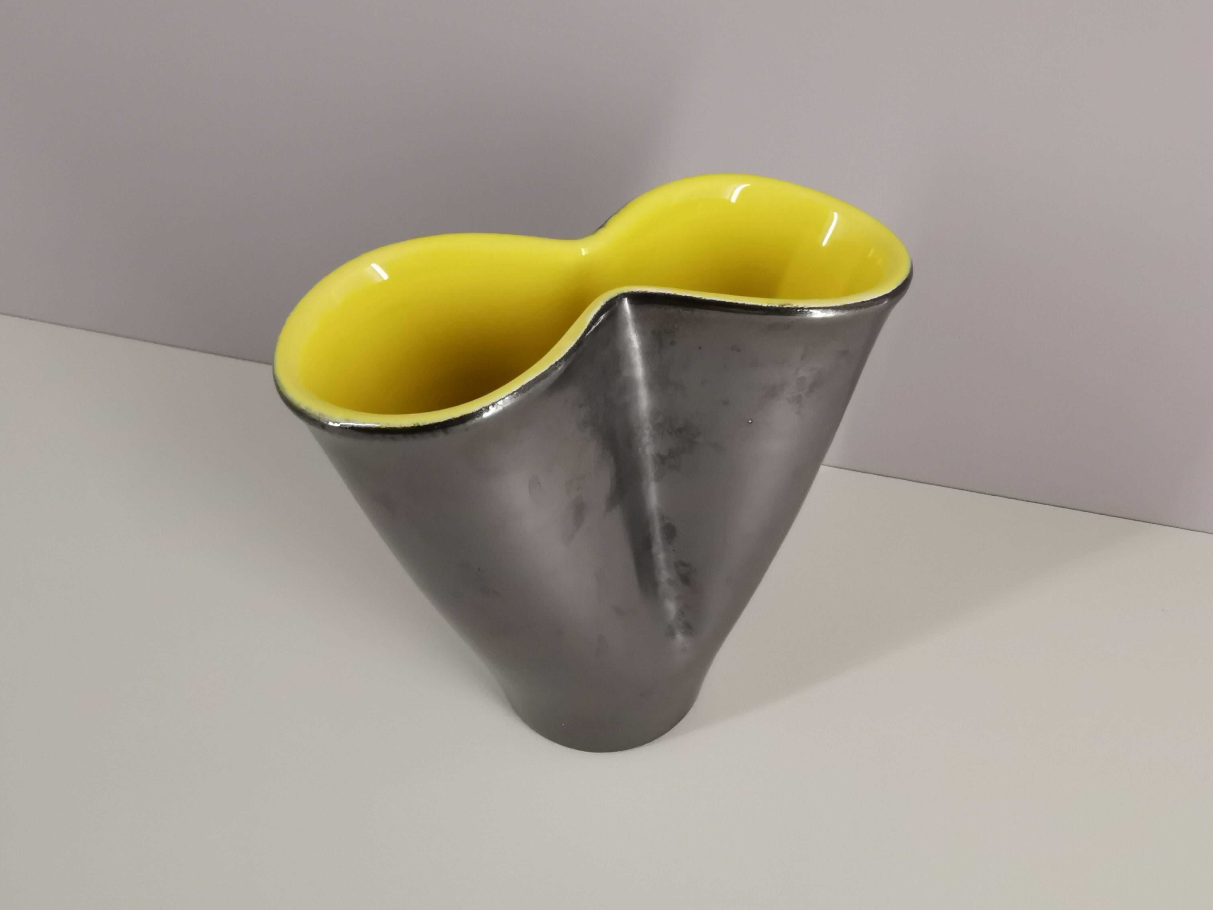 Elchinger two-tone vase free form of the 50  Selency