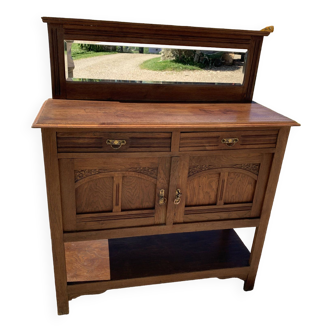 Oak sideboard, Art Nouveau