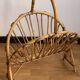 Rattan magazine holder