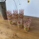Set of 12 graphic glasses 1970