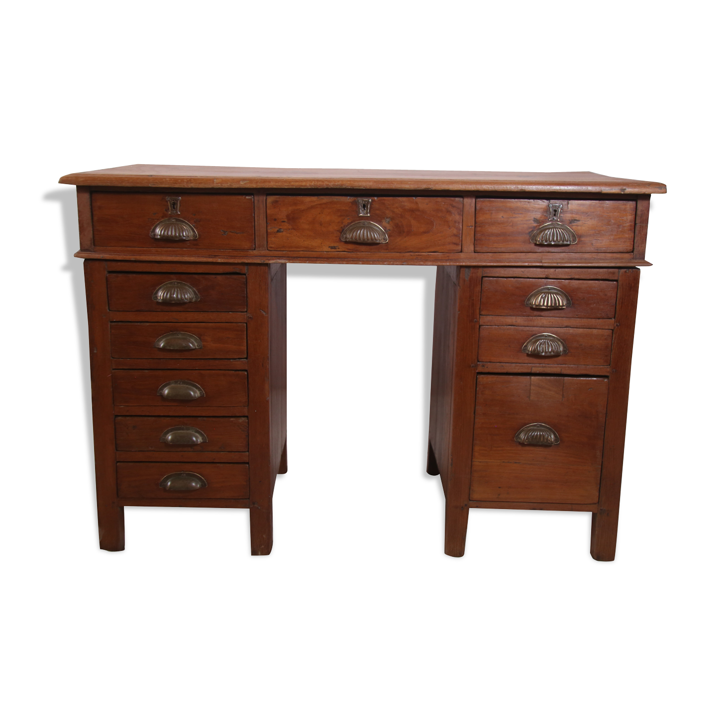 American teak desk cicra 1940