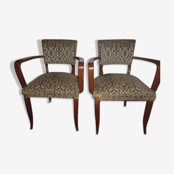 Pair of bridge chairs