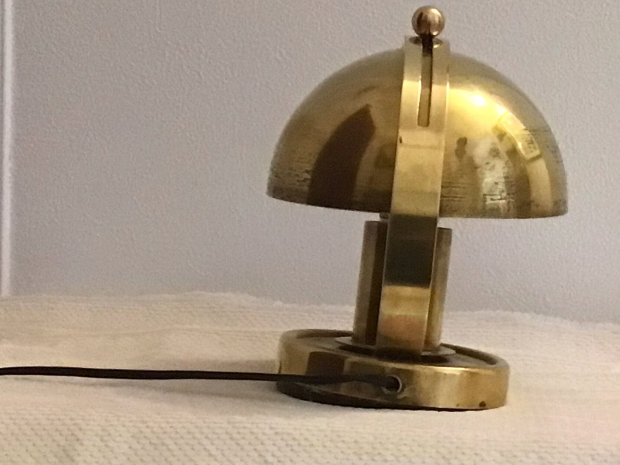Art deco modernist mushroom lamp