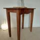 Old solid wood console - drawer - curved line - chic country style