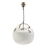 White Hanging Lamp "Omega" by Vico Magistretti for Artemide, 1962