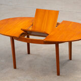 Scandinavian table in blond teck 1960
