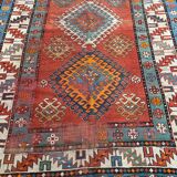Tapis ancien caucasien Kazak 140x300 cm