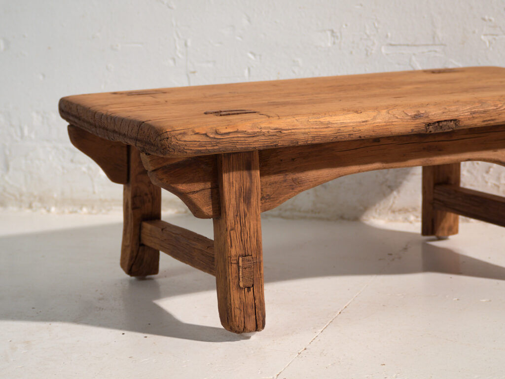 Antique pine coffee table – China, circa 1890