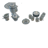 Atlantide café service - Limoges porcelain JL Coquet