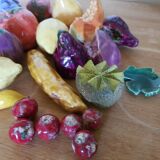 Vintage slurry ceramic fruit lot