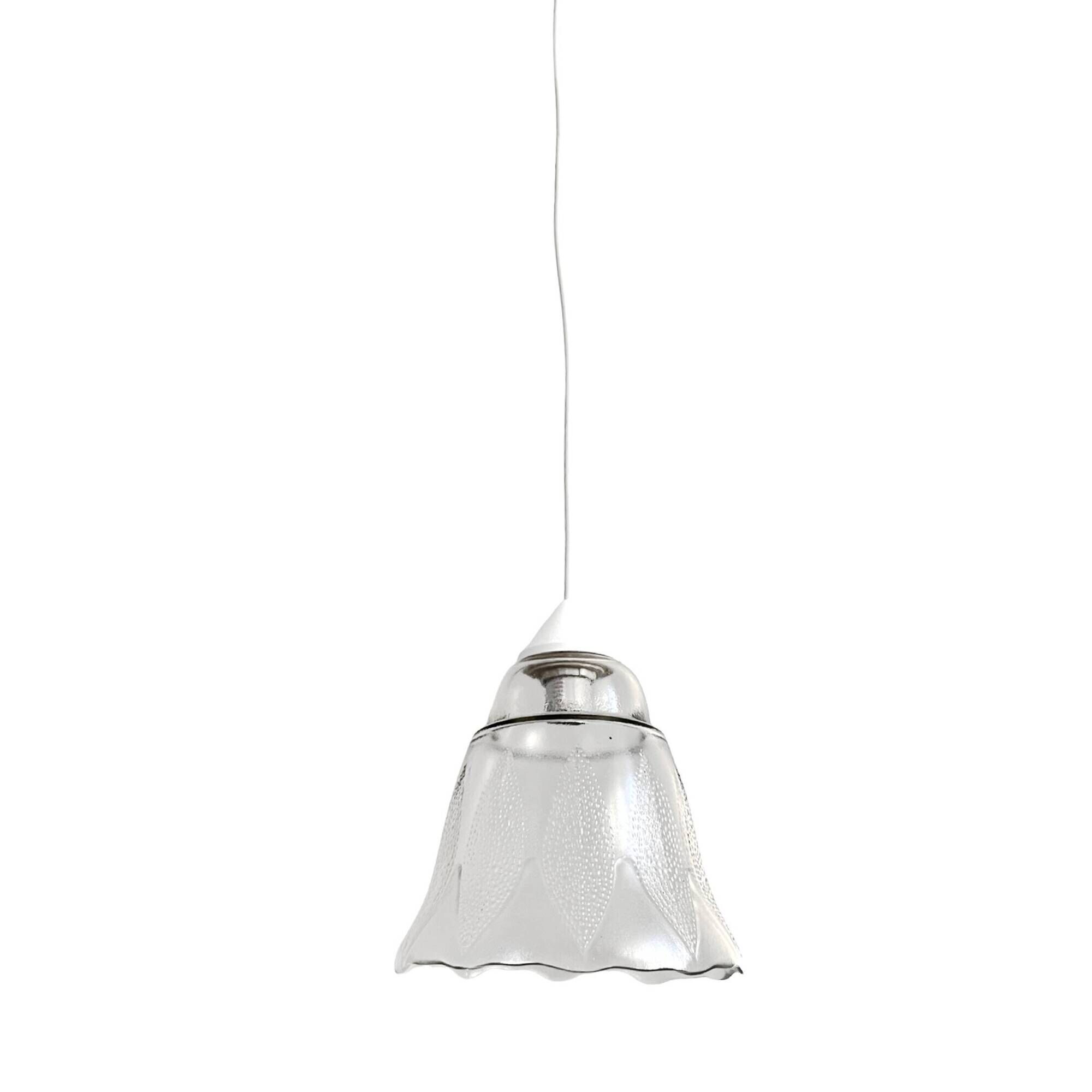 Flower-shaped hanging lamp, Narva Leuchen, Germany, 1970s.