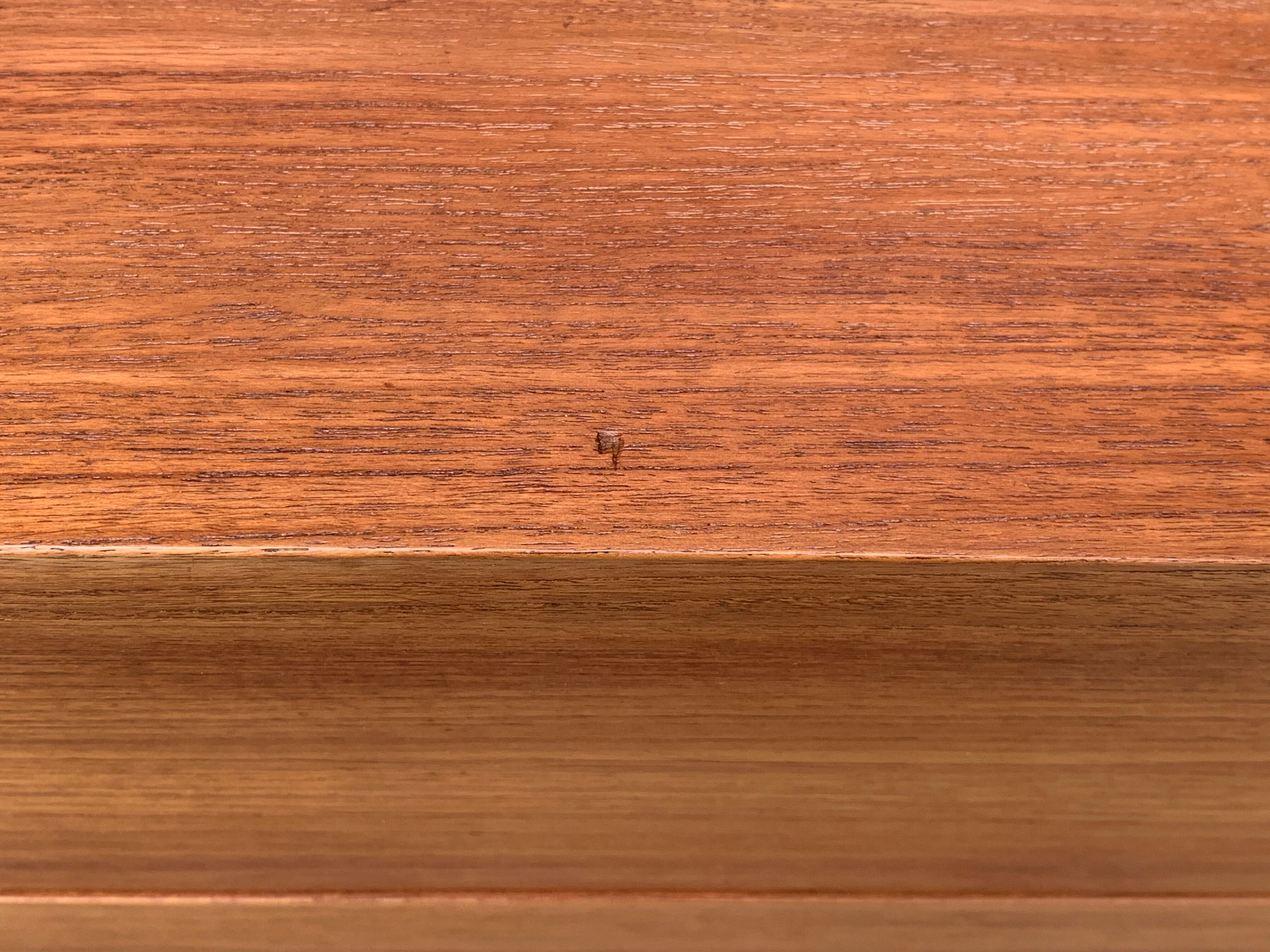 Secretary chest of drawers Teak by Arne Wahl Iversen for Falster Modelfabrik 1960