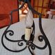 Vintage wrought iron chandelier