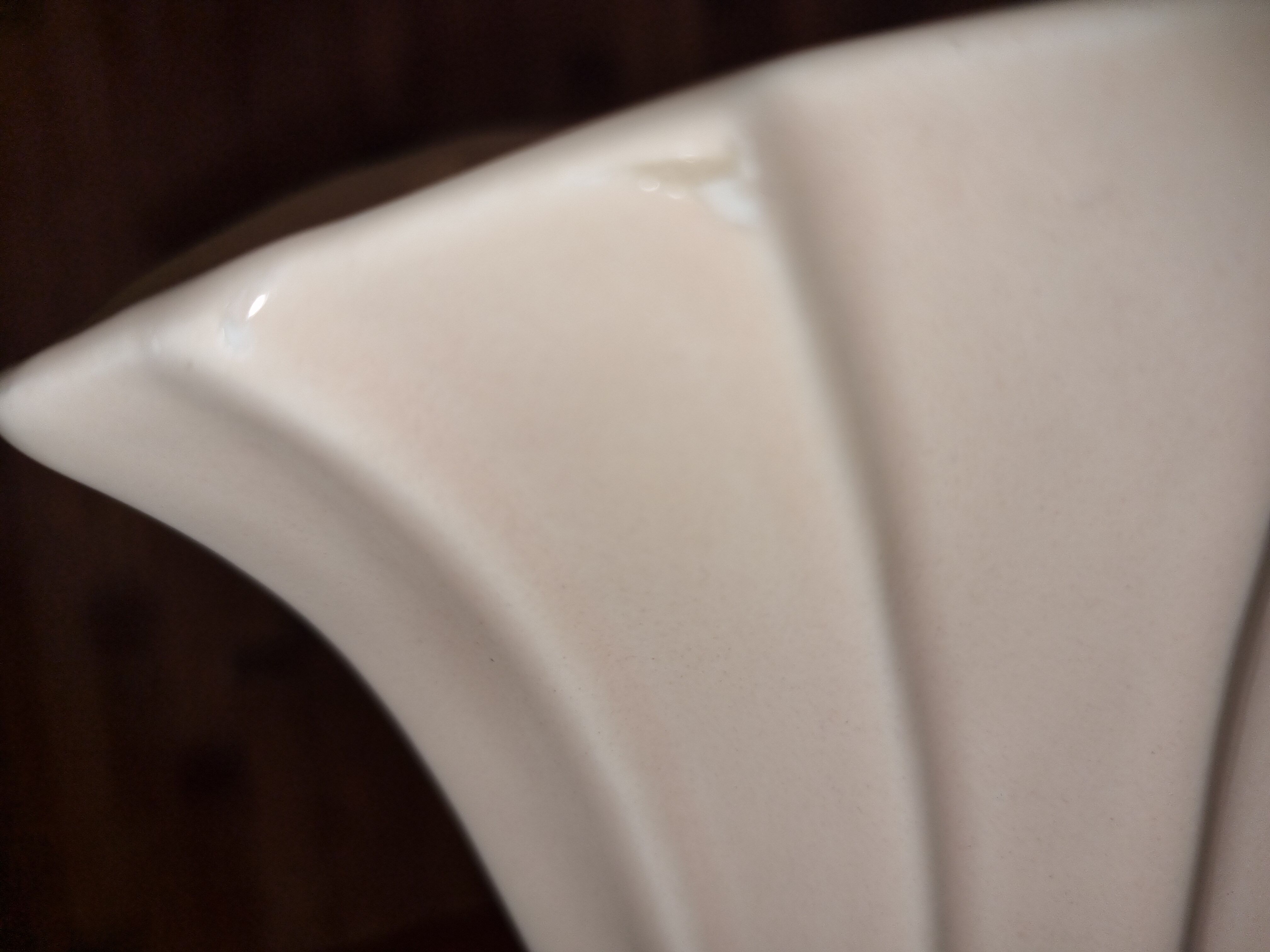 Vintage art deco vase draped shape