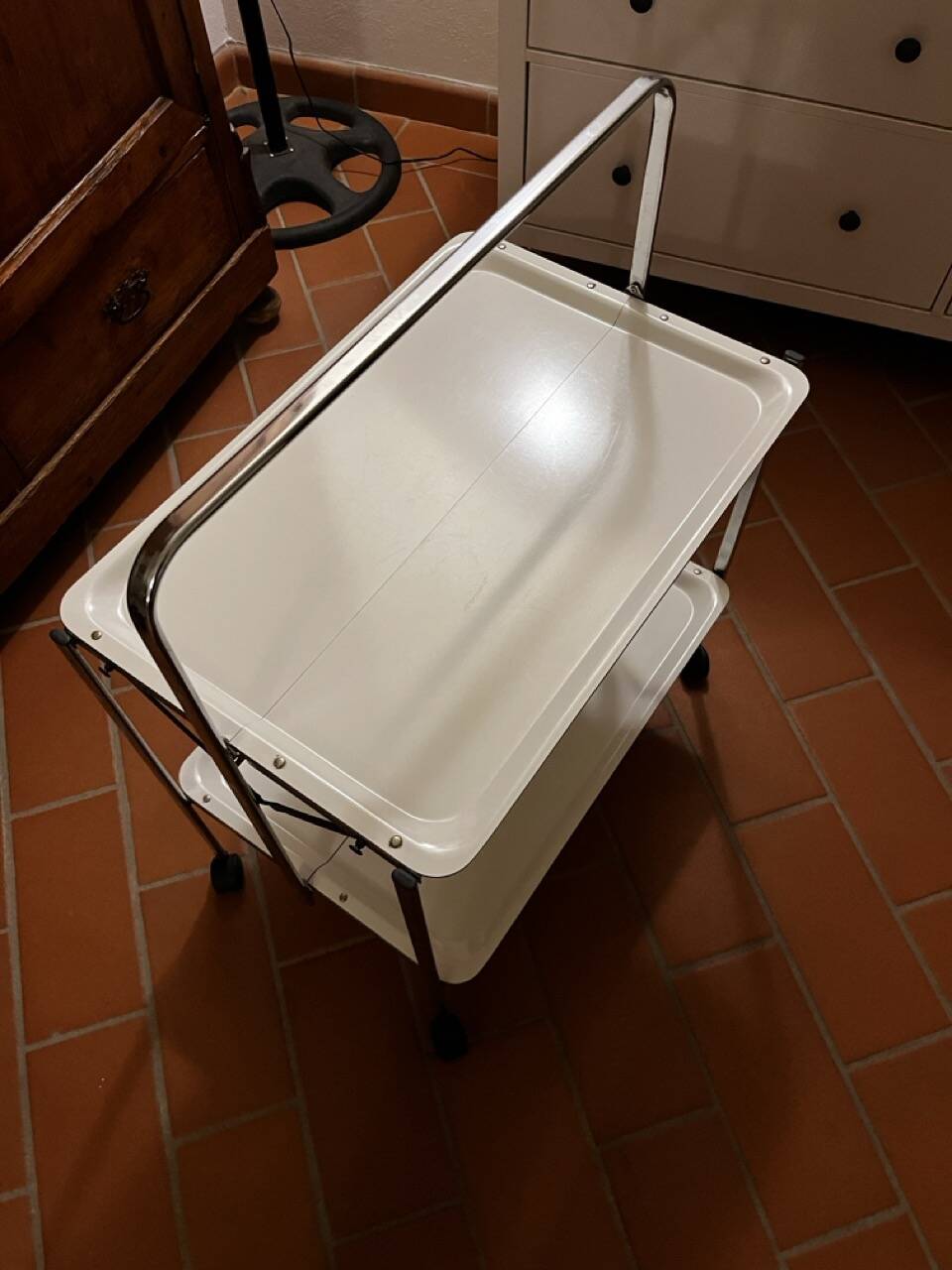 Chariot de service, Melform, Italie, Années 60, pliable