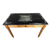 Table de travail en bois ancien