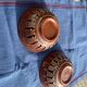 Two large bowls, vintage artisanal pottery cups