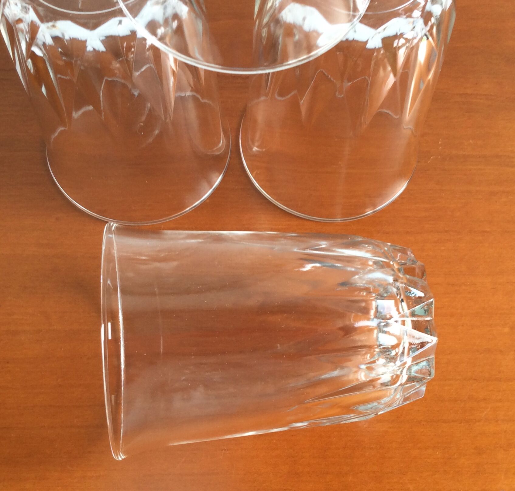 Set of 4 glassware Reims France