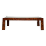 Elm burl coffee table