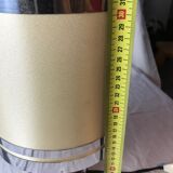 70' lamp in wood and chrome