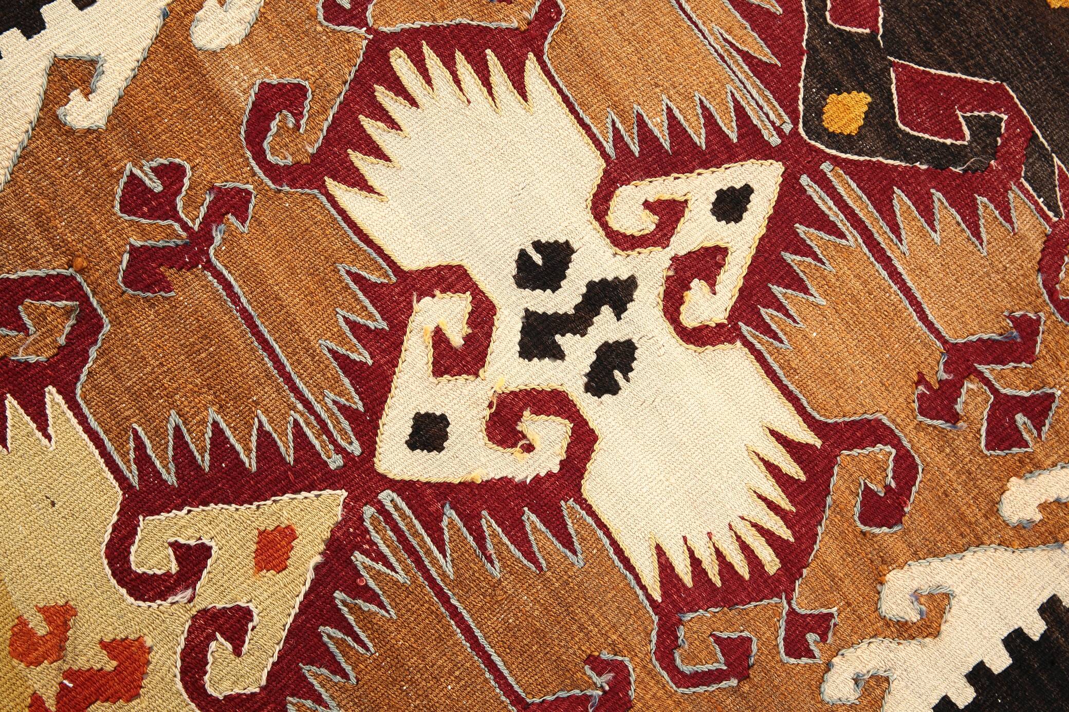 3x5 Small Size Vintage Kilim Rug, 84x137Cm