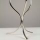 Silver-plated candelabra by Gunnar Ander for Ystad-Metall, Sweden 1960s