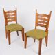 Pair of chairs by Guillerme and Chambron for Your House, France, 1950s