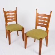 Pair of chairs by Guillerme and Chambron for Your House, France, 1950s