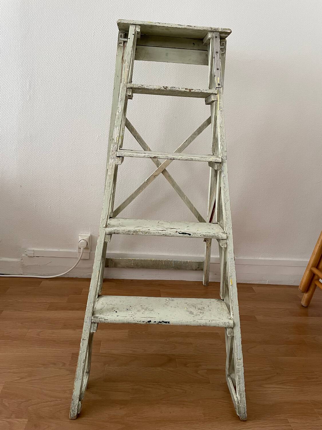 Vintage workshop stepladder