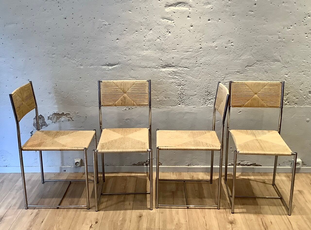 Paludis 150 chairs by Giandomenico Belotti for Alias Italy 1979, set of 4