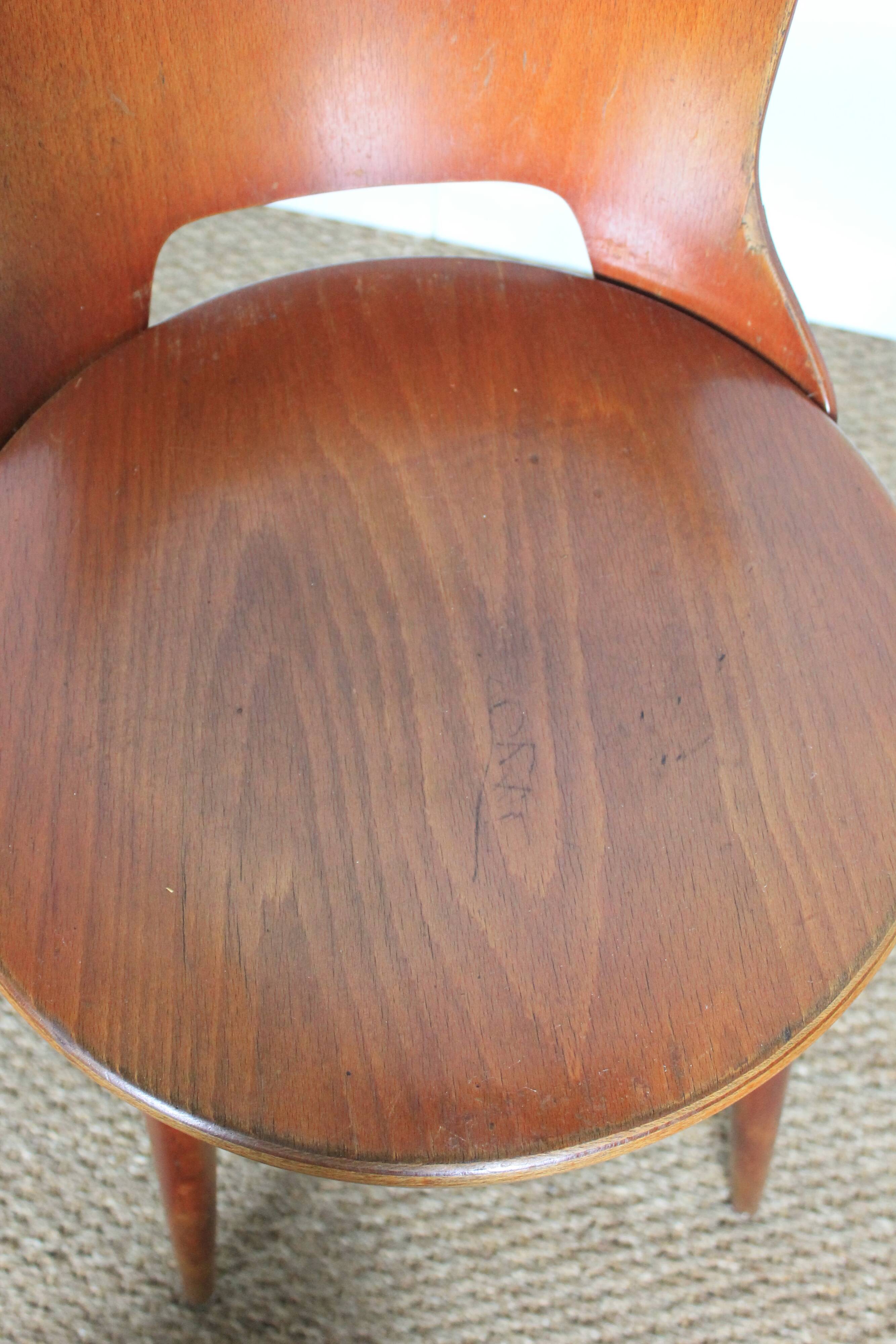 Pair of Baumann Dove chairs