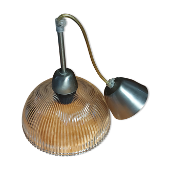 Vintage ceiling chandelier, chiseled glass