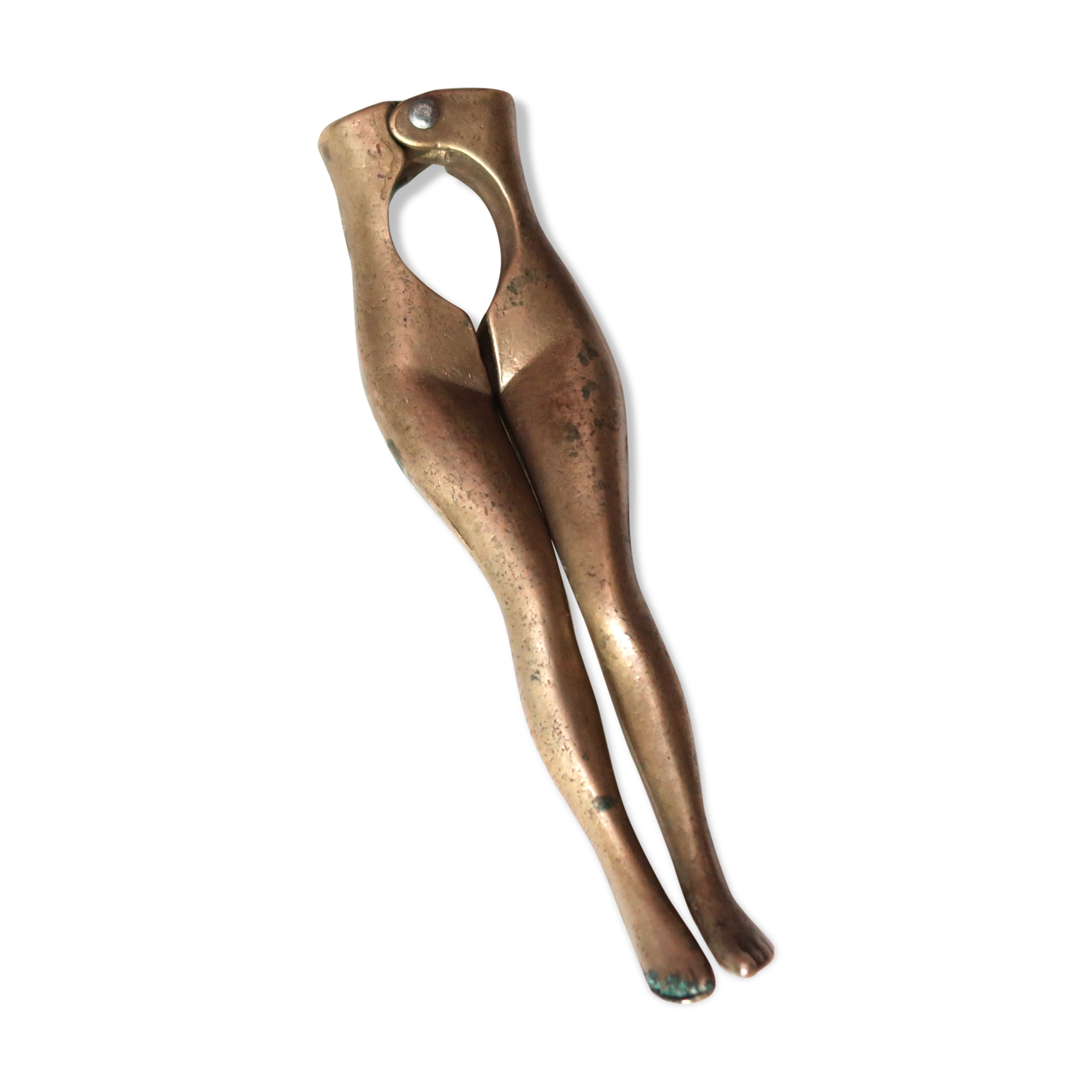 Nutcracker, brass woman's legs, 30s
