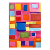 Abstract Pink Painting