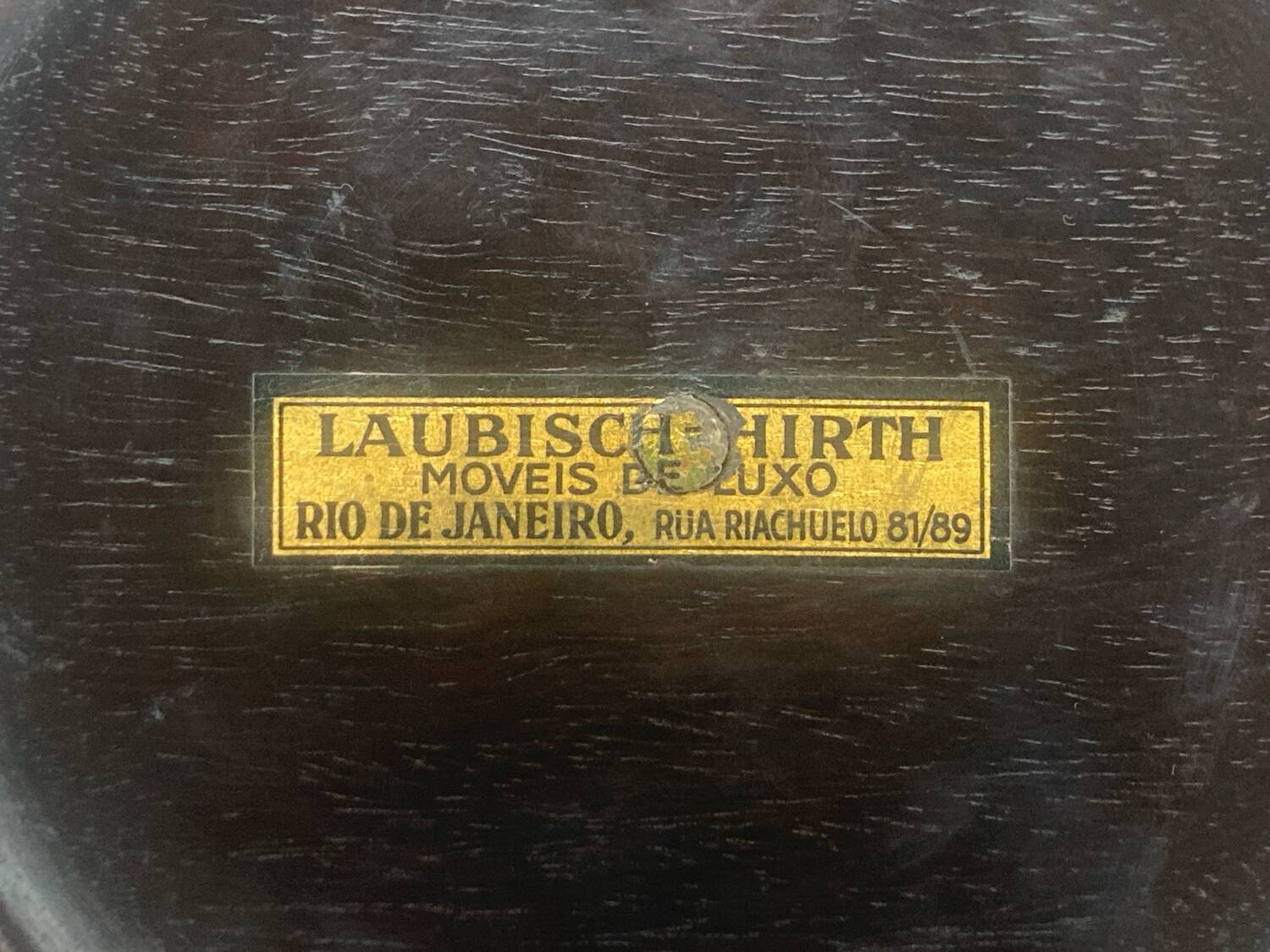 Coupe en palissandre art déco Laubisch-Hirth