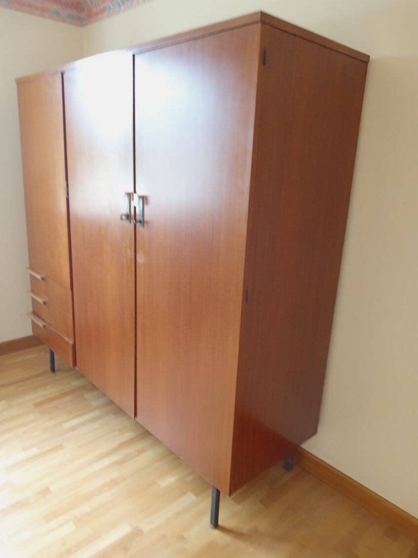 Vintage 3-door wardrobe